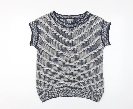 Womens UK Size M Per Una Blue Pullover Jumper