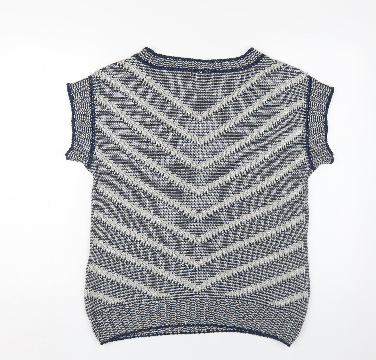 Womens UK Size M Per Una Blue Pullover Jumper