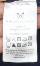 Crew Clothing Co Men's Blue L 1/2 Zip Jumper