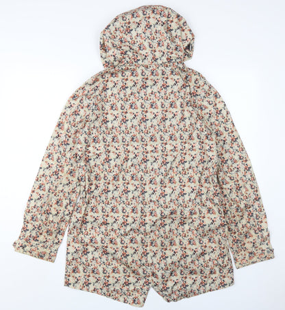Womens UK Size 10 NEXT Beige Rain Coat