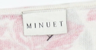 Womens UK Size 8 Minuet Pink Pullover Jumper