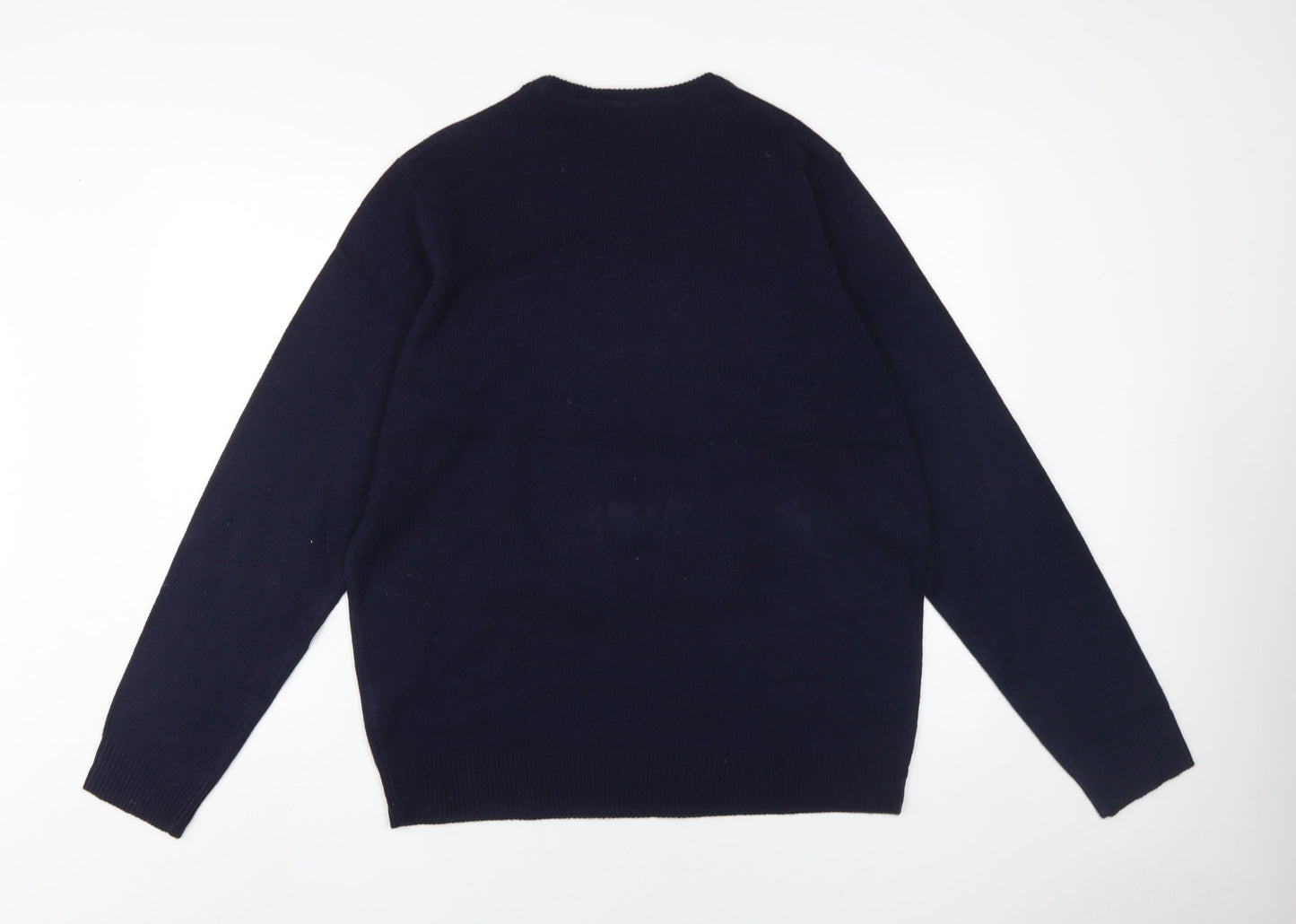 Threadbare Men's XL Blue Christmas Jumper Pullover