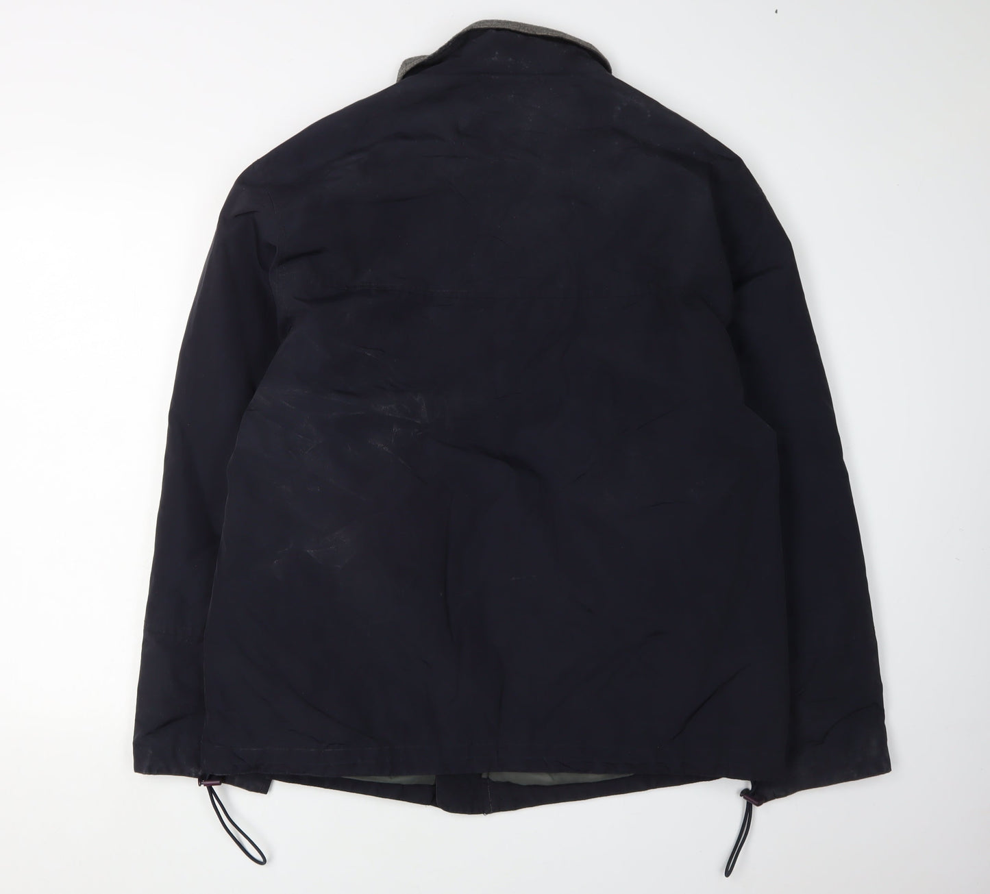 Mens UK Size M Racing Green Black Windbreaker Coat