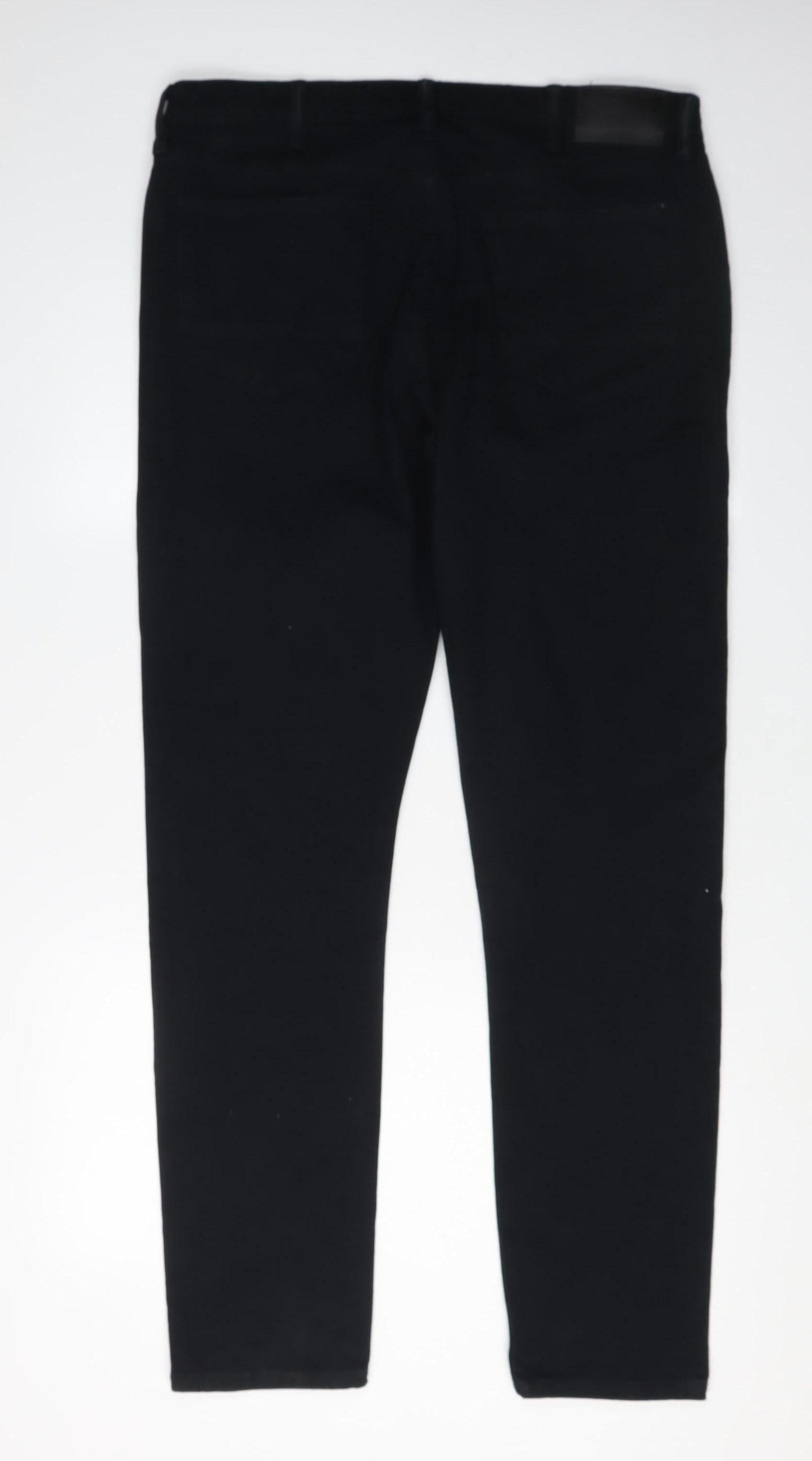 Marks and Spencer Men's Black Skinny Jeans, Size L