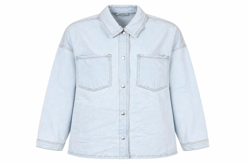 Womens UK Size 10 New Look Blue Basic Jacket