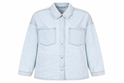 Womens UK Size 10 New Look Blue Basic Jacket