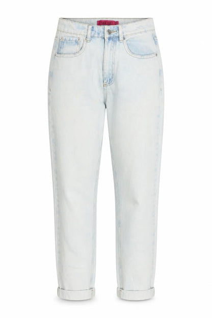 Womens UK Size 8 Boohoo Relaxed Fit Mom Blue Jeans