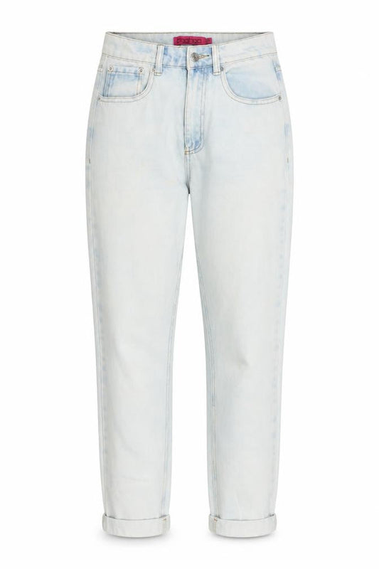 Womens UK Size 8 Boohoo Relaxed Fit Mom Blue Jeans