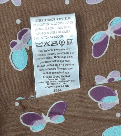 Topshop Women's Purple Suit Jacket Size 6 Corduroy Blazer