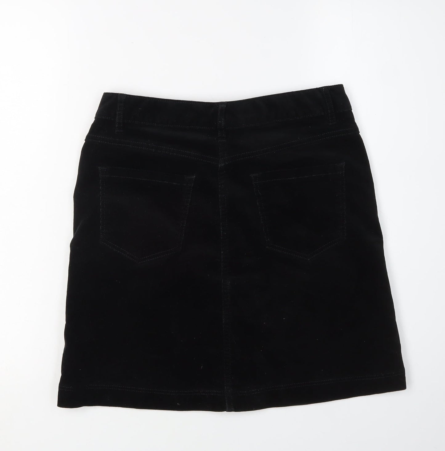 Marks and Spencer Black Women's Size 8 Button Skirt
