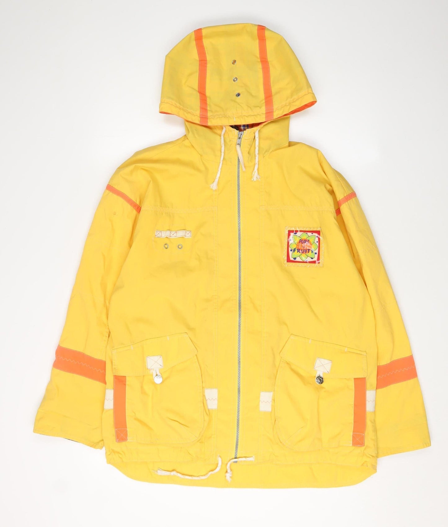 Unisex Adults UK Size 2XS St Bernard Yellow Parka Coat