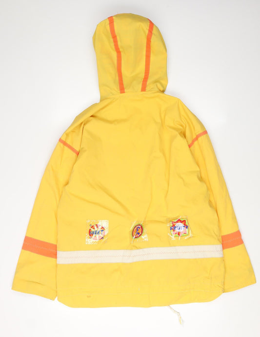 Unisex Adults UK Size 2XS St Bernard Yellow Parka Coat