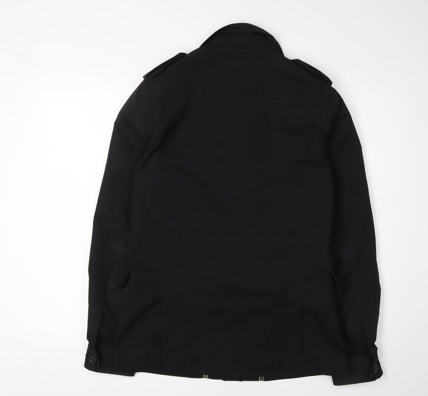 Womens UK Size S NEXT Black Military Jacket