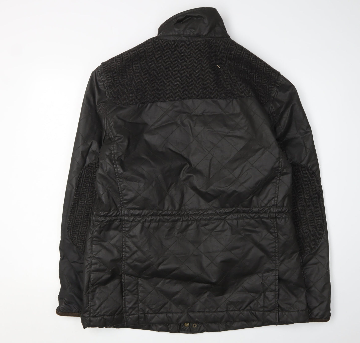 Mens UK Size M Marks and Spencer Black Quilted Coat