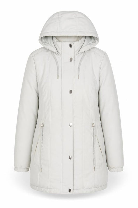Bonmarché Women's Grey Parka Jacket Size 14