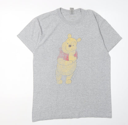 Mens UK Size M Disney Grey  T-Shirt