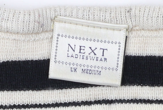 Next Unisex Multicoloured Stripe Pullover Jumper M