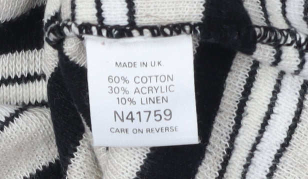 Next Unisex Multicoloured Stripe Pullover Jumper M