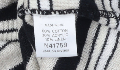 Next Unisex Multicoloured Stripe Pullover Jumper M