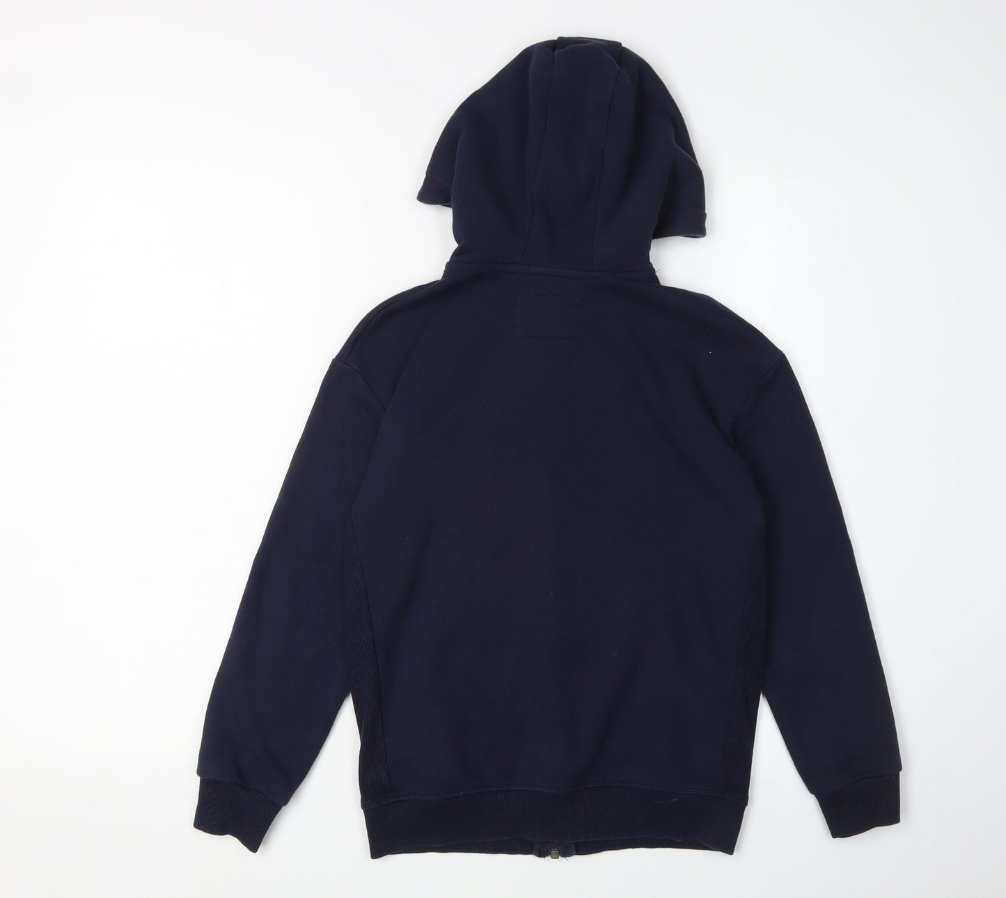 Marks and Spencer Boys Full Zip Blue Hoodie Size 146