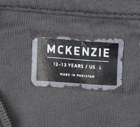 McKenzie Boys Grey Full Zip Hoodie 12-13 Years