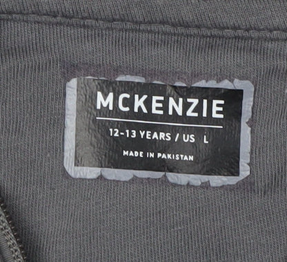 McKenzie Boys Grey Full Zip Hoodie 12-13 Years