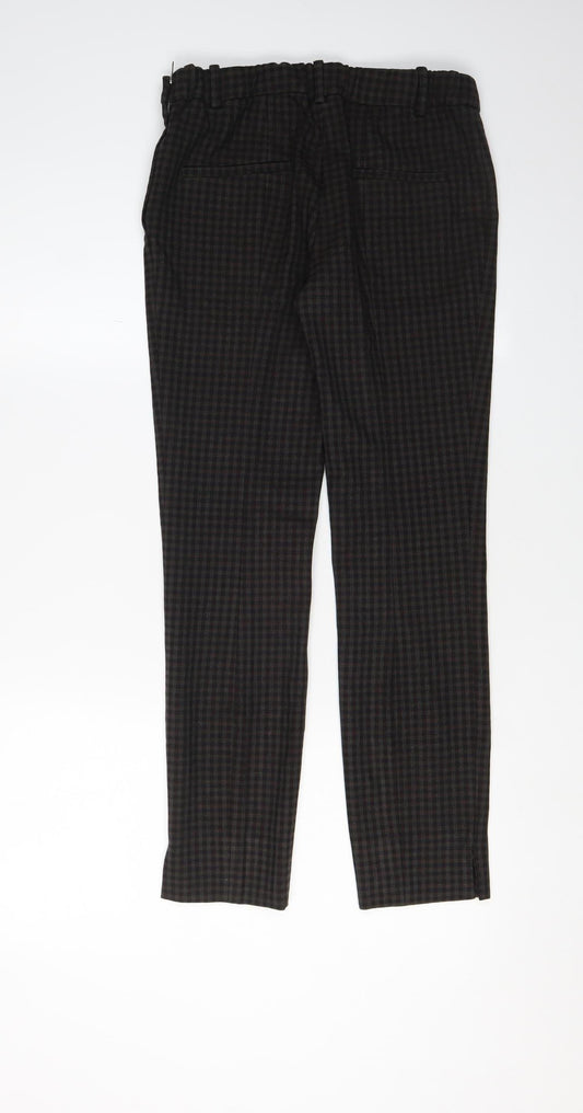 Womens UK Size S Zara Slim Fit Dress Pants Multicoloured Trousers