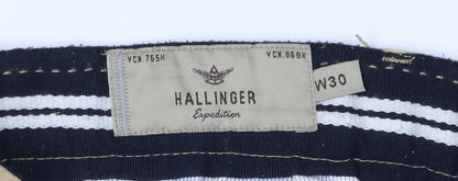 Hallinger Men's Beige Chino Trousers Size 30