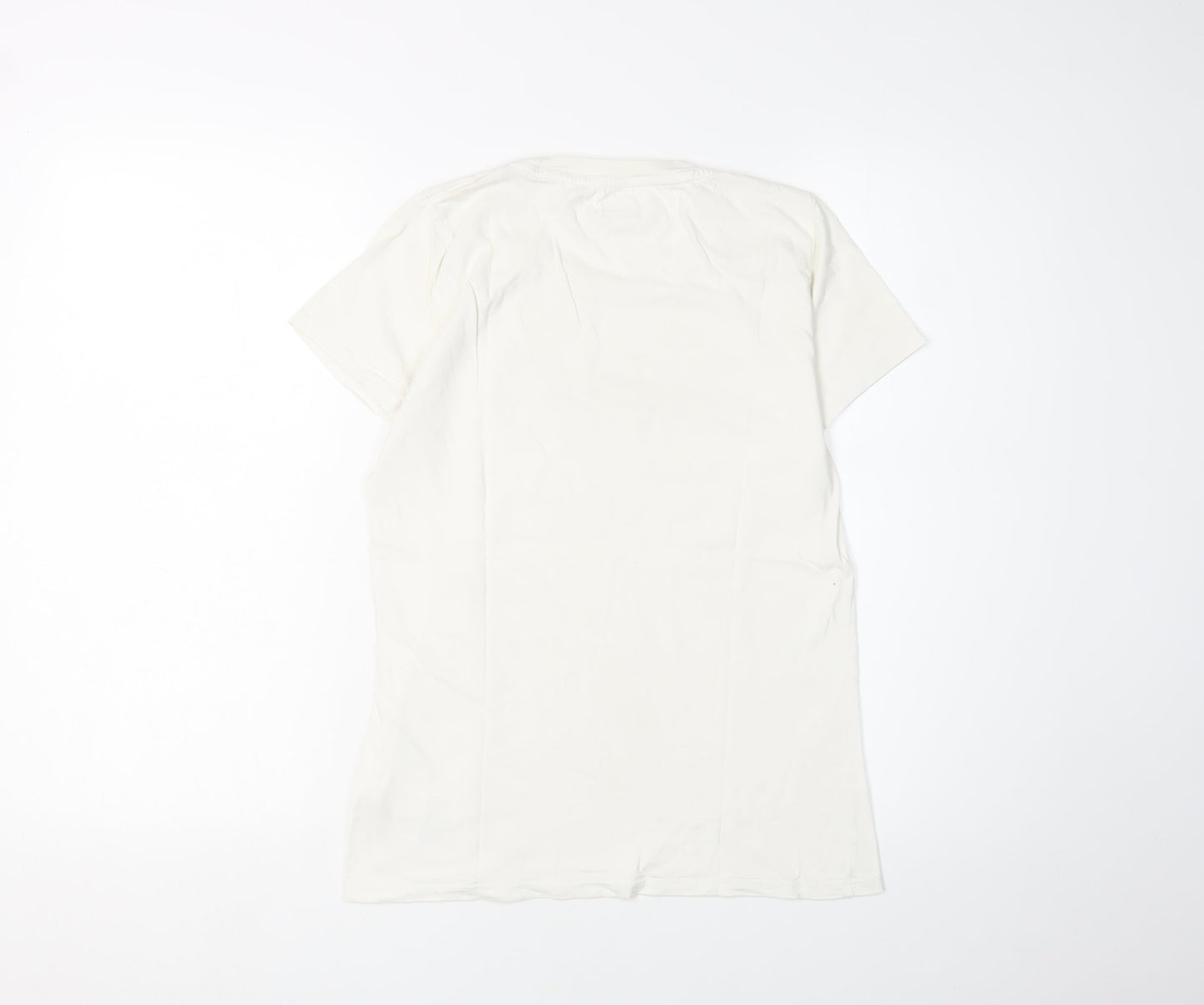 Tommy Jeans Men's White S Logo T-Shirt