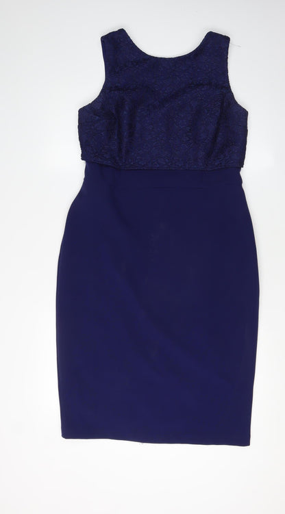 Coast Women's Blue Bodycon Dress Size 14