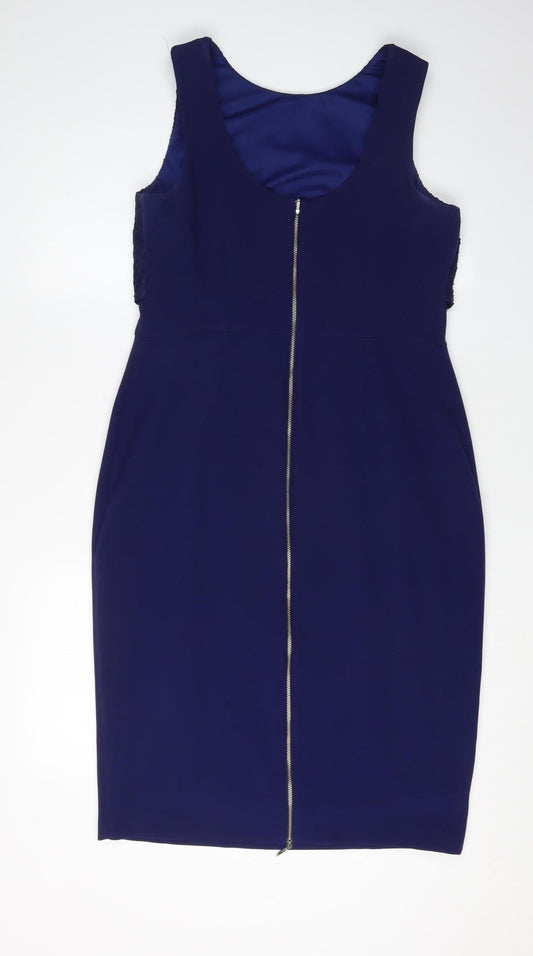 Coast Women's Blue Bodycon Dress Size 14