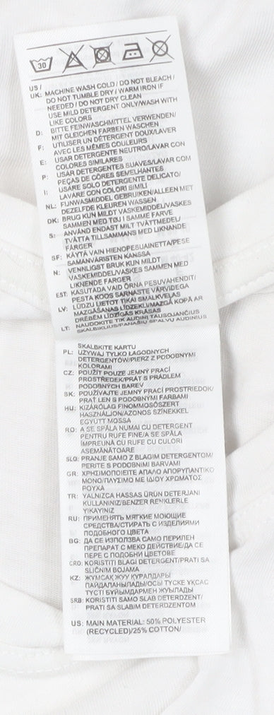 Adidas Women's White Tank Top M - Activewear Essential