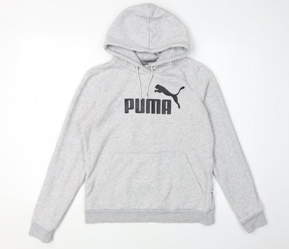 Puma Grey Hoodie Unisex Adults Size 12