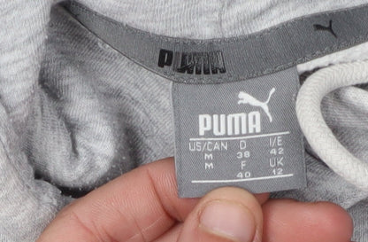 Puma Grey Hoodie Unisex Adults Size 12