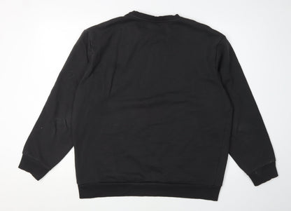 Mens UK Size L PUMA Black Pullover Sweatshirt