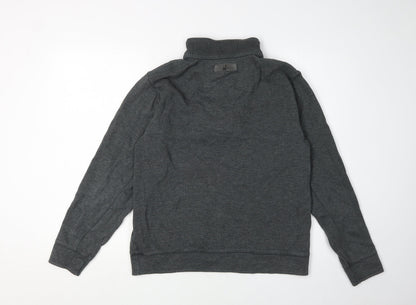 Rocha John Rocha Men's Grey Small Henley Sweatshirt