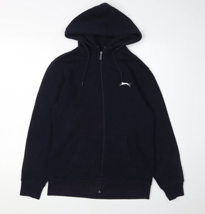 Mens UK Size S Slazenger Black Full Zip Hoodie