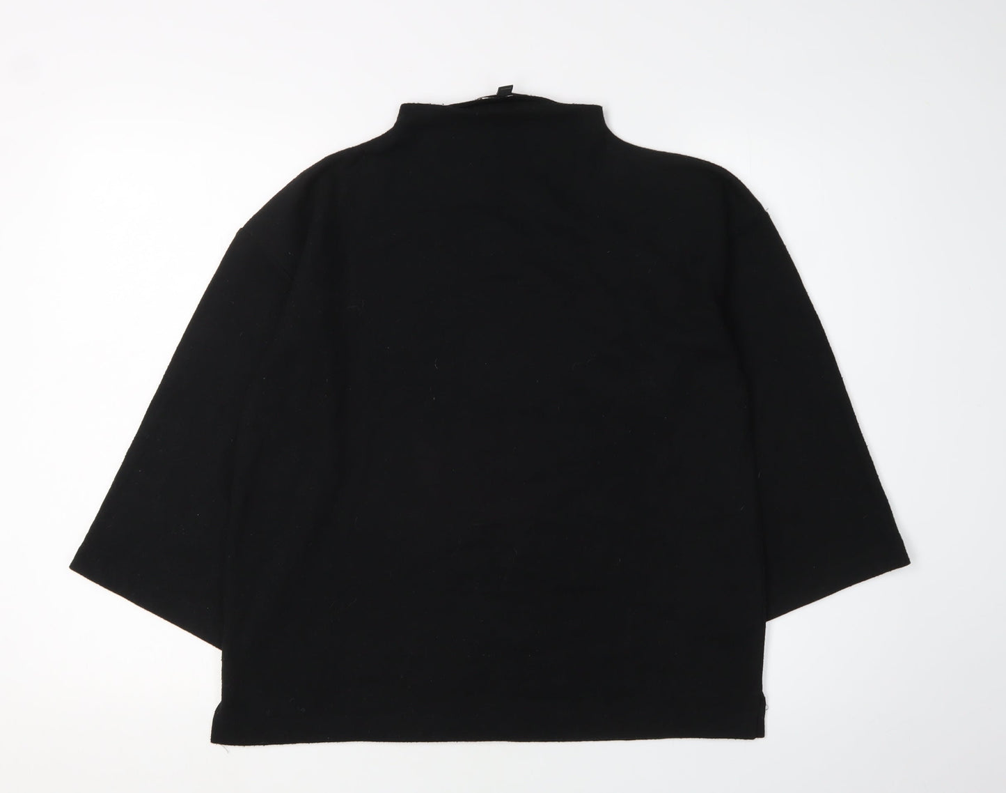Banana Republic Women's Black High Neck Jumper M