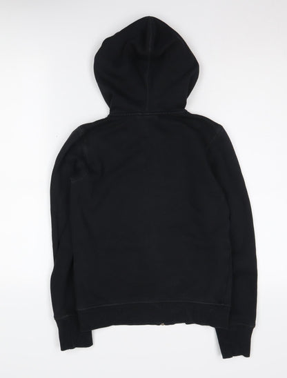 Womens UK Size 8 PUMA Black Full Zip Hoodie