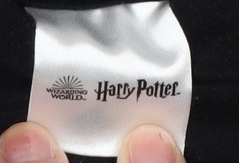 Harry Potter Girls Black Sequin Hoodie 9-10 Years