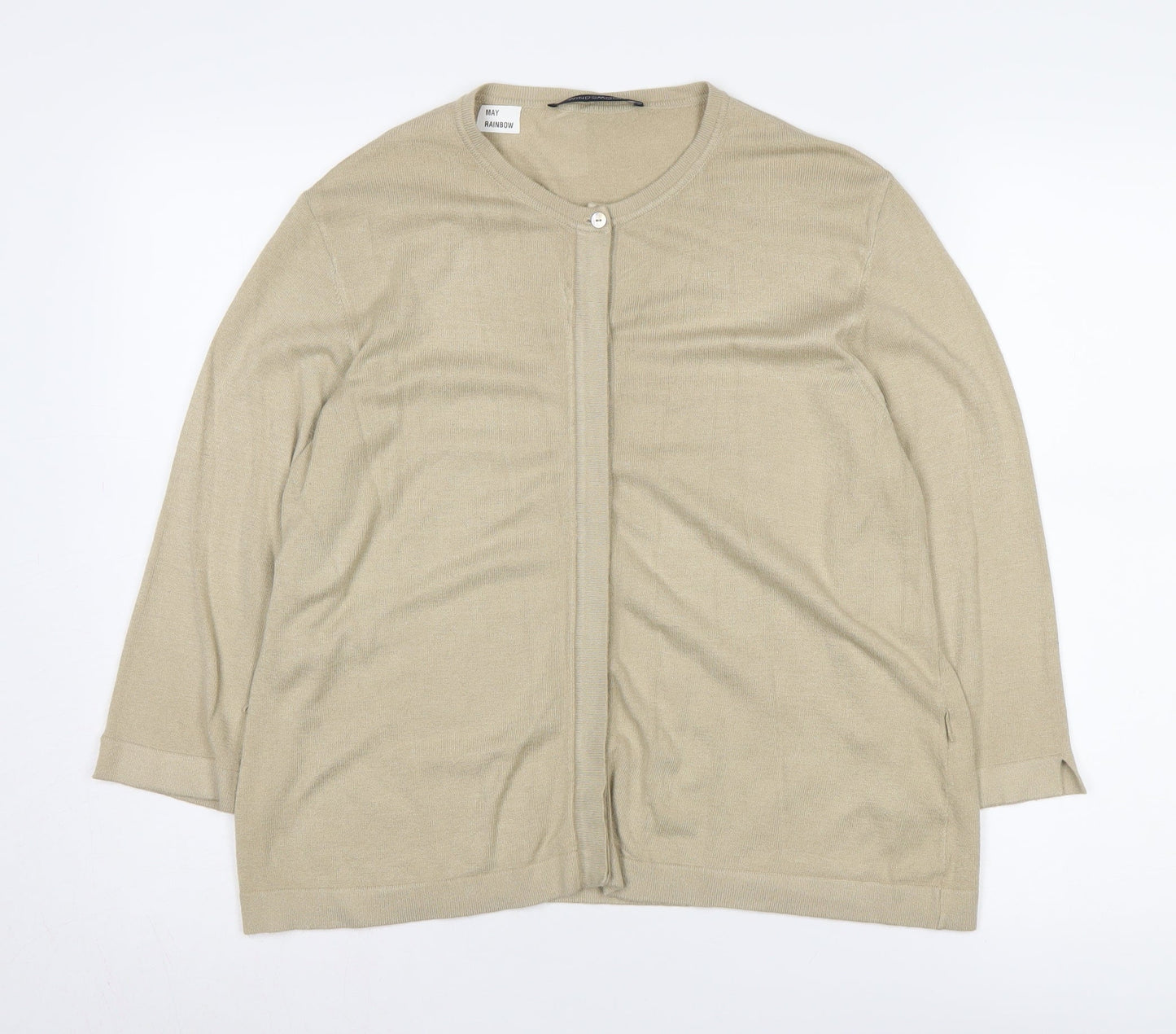 Womens UK Size L Windsmoor Beige Cardigan Jumper