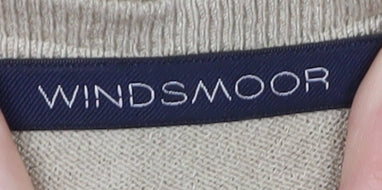 Womens UK Size L Windsmoor Beige Cardigan Jumper