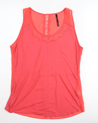 Womens UK Size 14 Karen Millen Red Camisole Tank