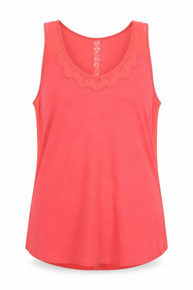 Womens UK Size 14 Karen Millen Red Camisole Tank
