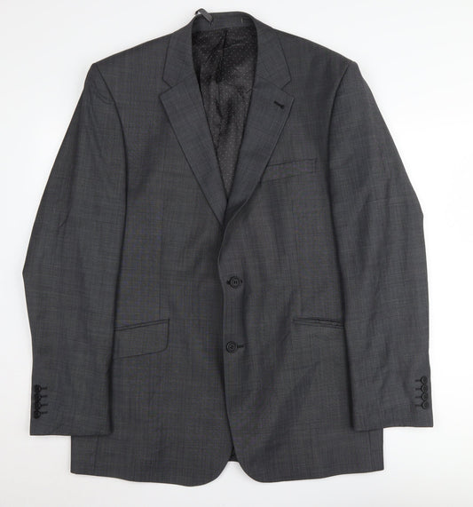 Mens UK Size 44 Jasper Conran Regular Grey Suit Jacket