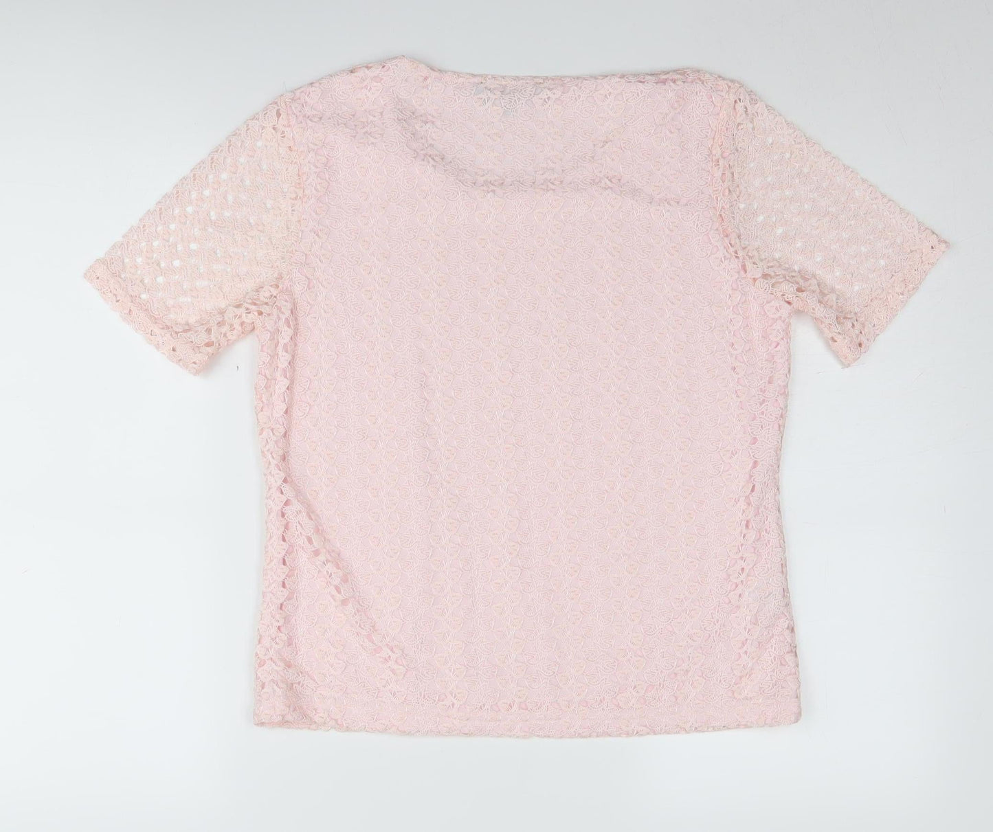 Womens UK Size M Viyella Pink  Blouse
