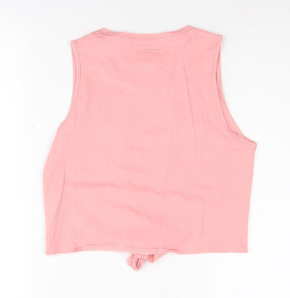 Sonneti Girls Pink Sleeveless Logo T-Shirt 12-13 Years