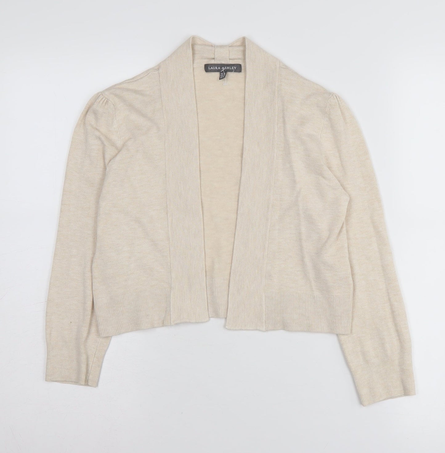 Laura Ashley Women's Beige Cardigan Size 10