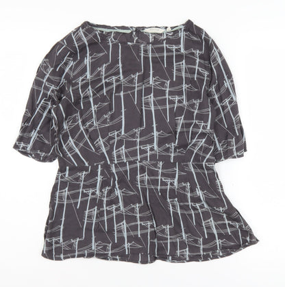 Womens UK Size 12 White Stuff Black Basic Blouse