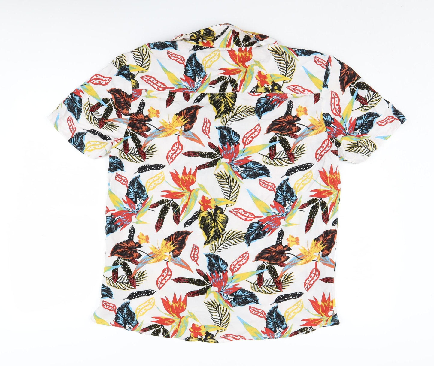 Red Herring Men's Tropical Floral Shirt Small